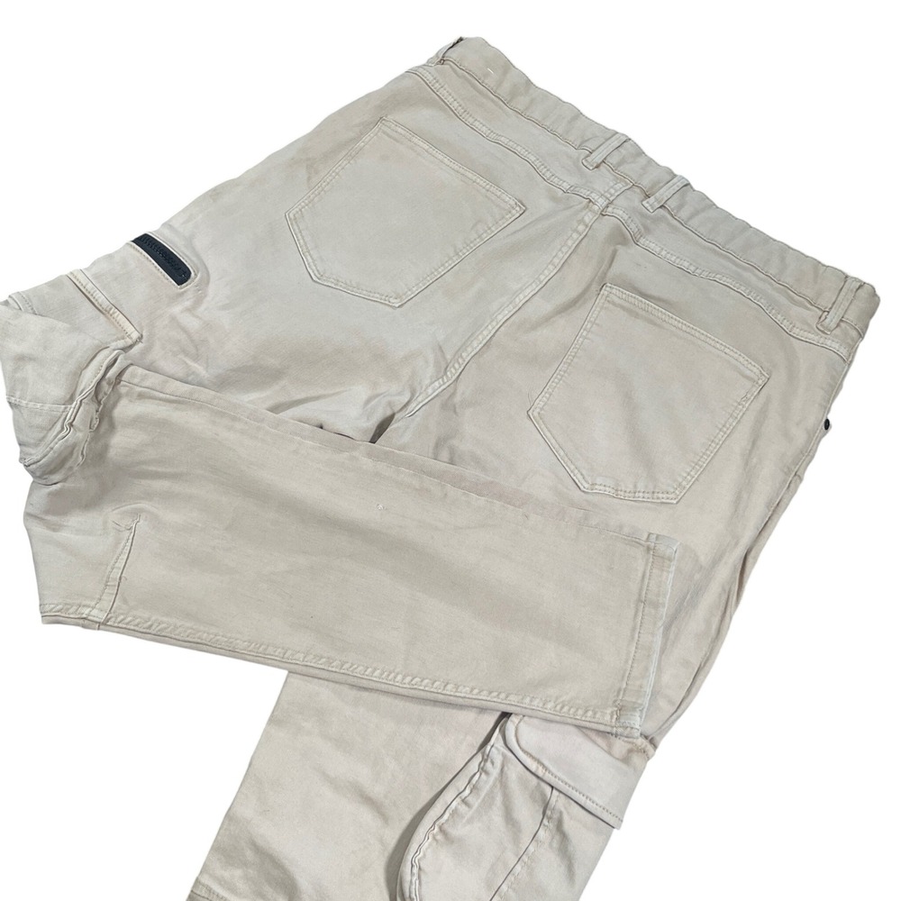 Celio Skinny Cargo Pants Mens 36 Beige Tactical Utility Trousers VOCASKIN 46 EUC